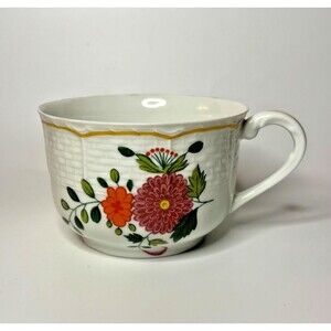 Vintage Raynaud Limoges Teacup Petite Panier Basketweave Pattern Mint Cond 1930s